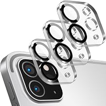 [3 Pack] Camera Lens Protector for iPad Pro 11-Inch2018/2020/2021/2022 and iPad Pro 12.9-Inch2018/2020/2021/2022,9H Tempered Glass,Anti-Scratch,No-Bubble,HD Clear.Full Coverage,Case Friendly,Easy Installation