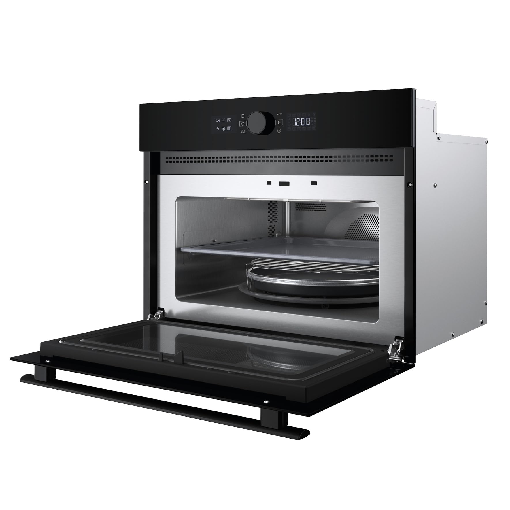 Bauknecht BMW47DMK Kombi-Mikrowelle - Mikrowelle 900 Watt, Heizelement-Grill 1600 Watt, Heißluft 1200 Watt/Dynamic Crisp – knusprige Gerichte in Rekordzeit/Schnellstart-Funktion (Rapid-Start)