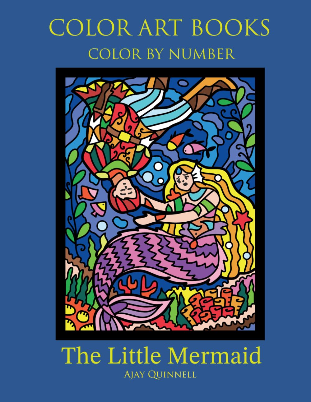 The Little Mermaid - Color by Number book : Standard paper edition
