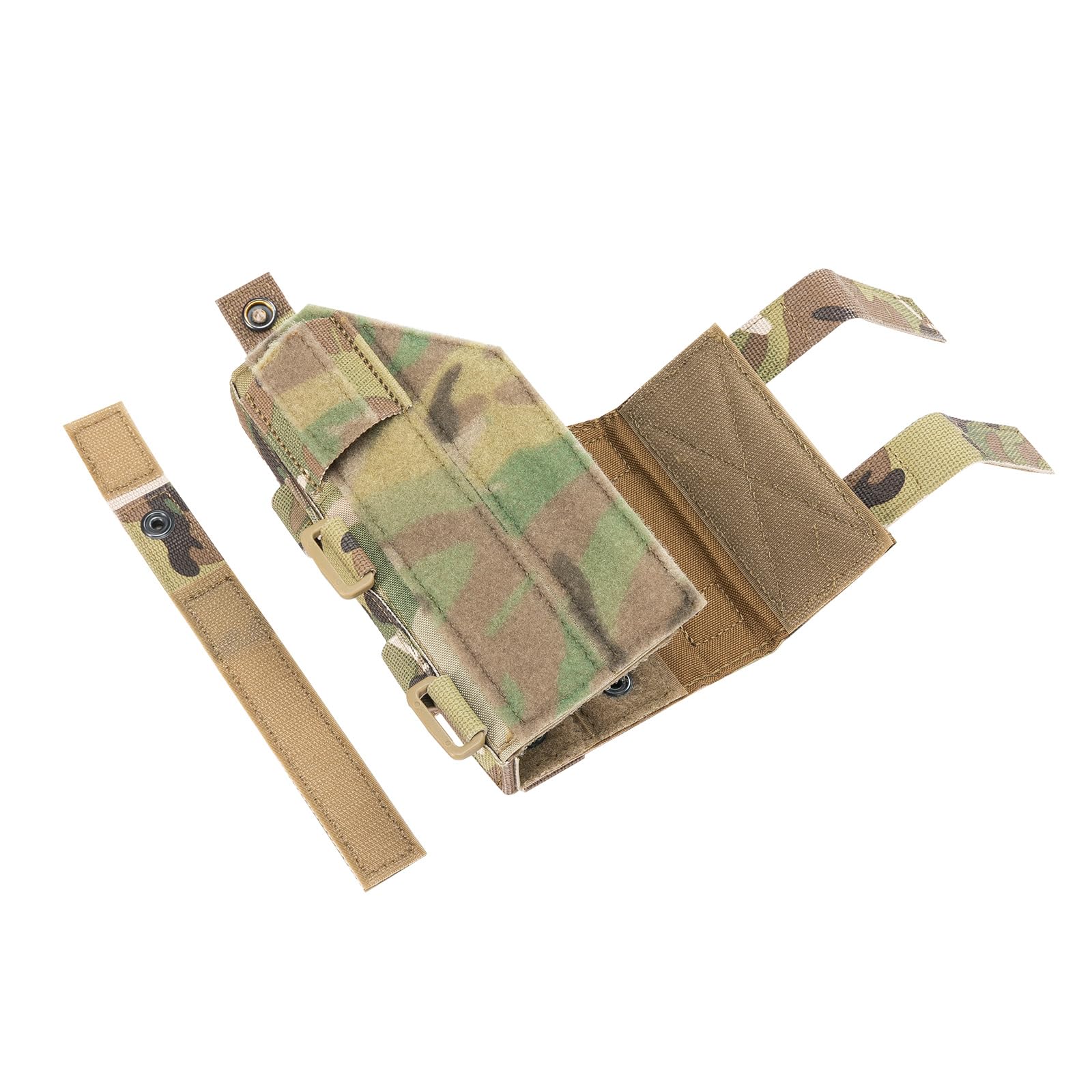 EXCELENTE Elite Spanker Funda táctica para Pistolas de Zurdos para M1911 Glock 17 G18 G19 G26 G34 XD-45acp CZ P-10C Funda Molle(MC)