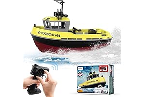 High-Speed, Long-Playtime RC Boat for Pools and Lakes: The Perfect Sailboat for...