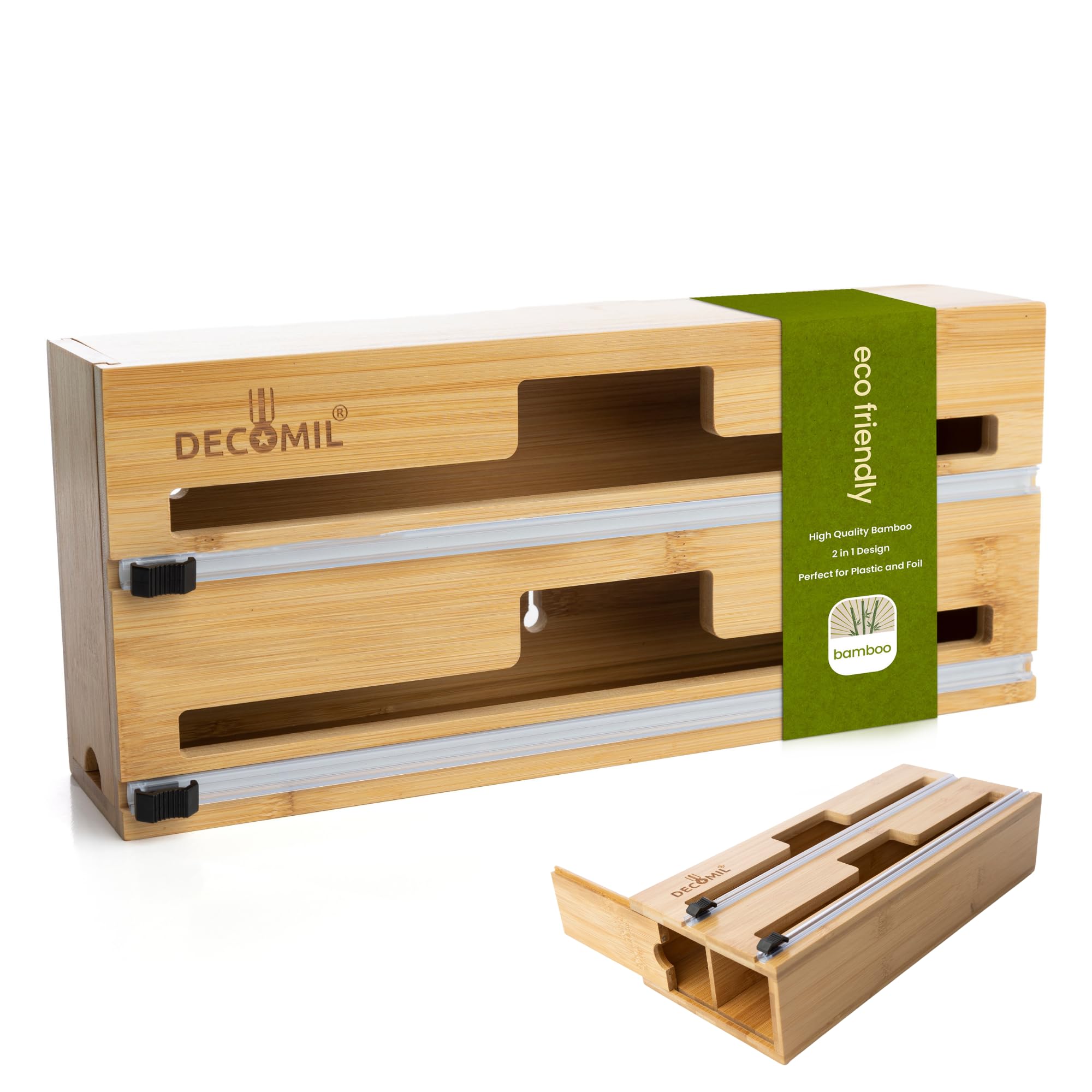 Decomil Expandable Bamboo Drawer Dividers
