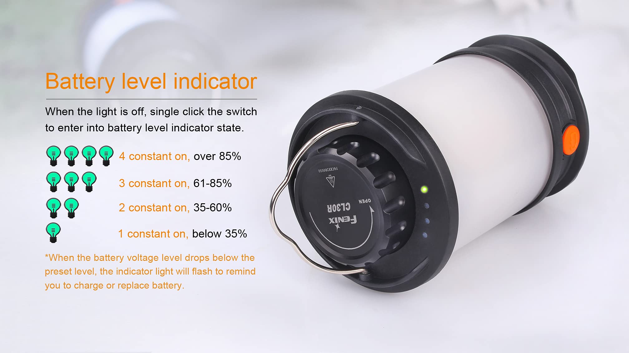 Amazon | フェニックス(Fenix) 充電式LEDランタンライト “CL30R
