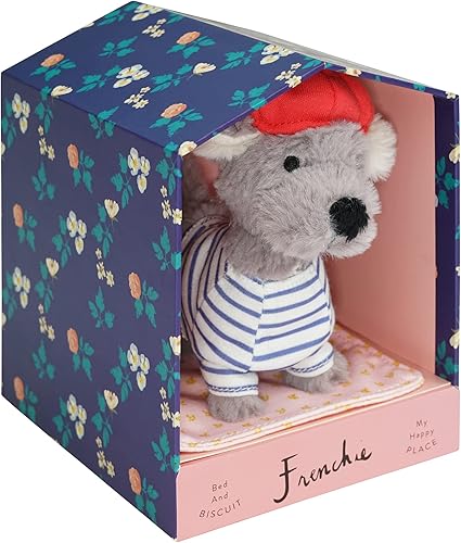 Miniatura 3 de Manhattan Toy Bed & Biscuit Frenchie - Casa de perro de peluche con mini-libro de cuentos en cajón oculto