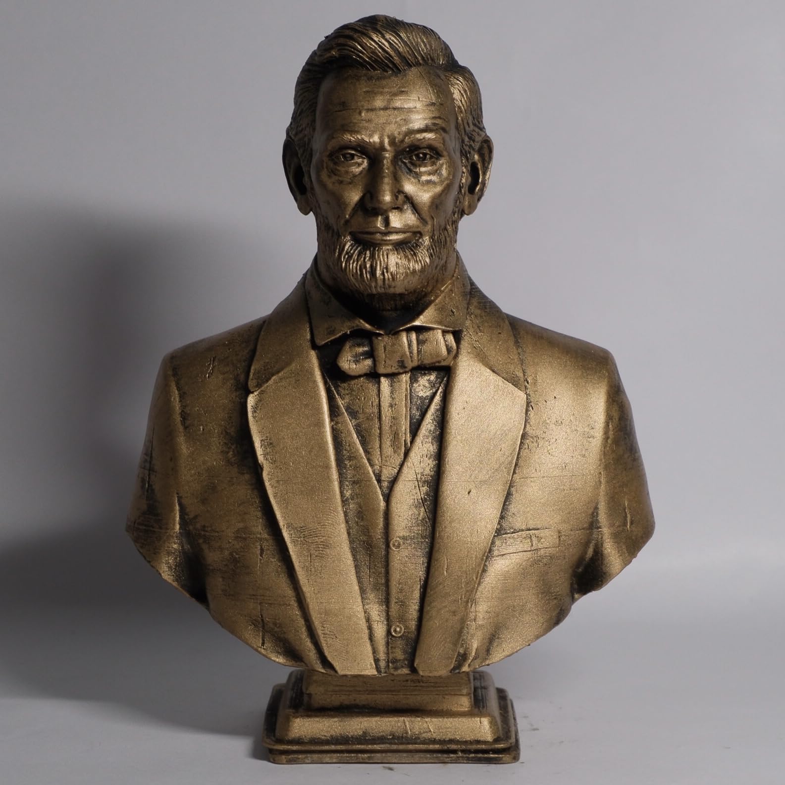 Maximos Creations Historical Bronze Bust Sculpture, Decorative Desk Statue, Handcrafted Art Piece (Stone Powder Resin, 7 inches)