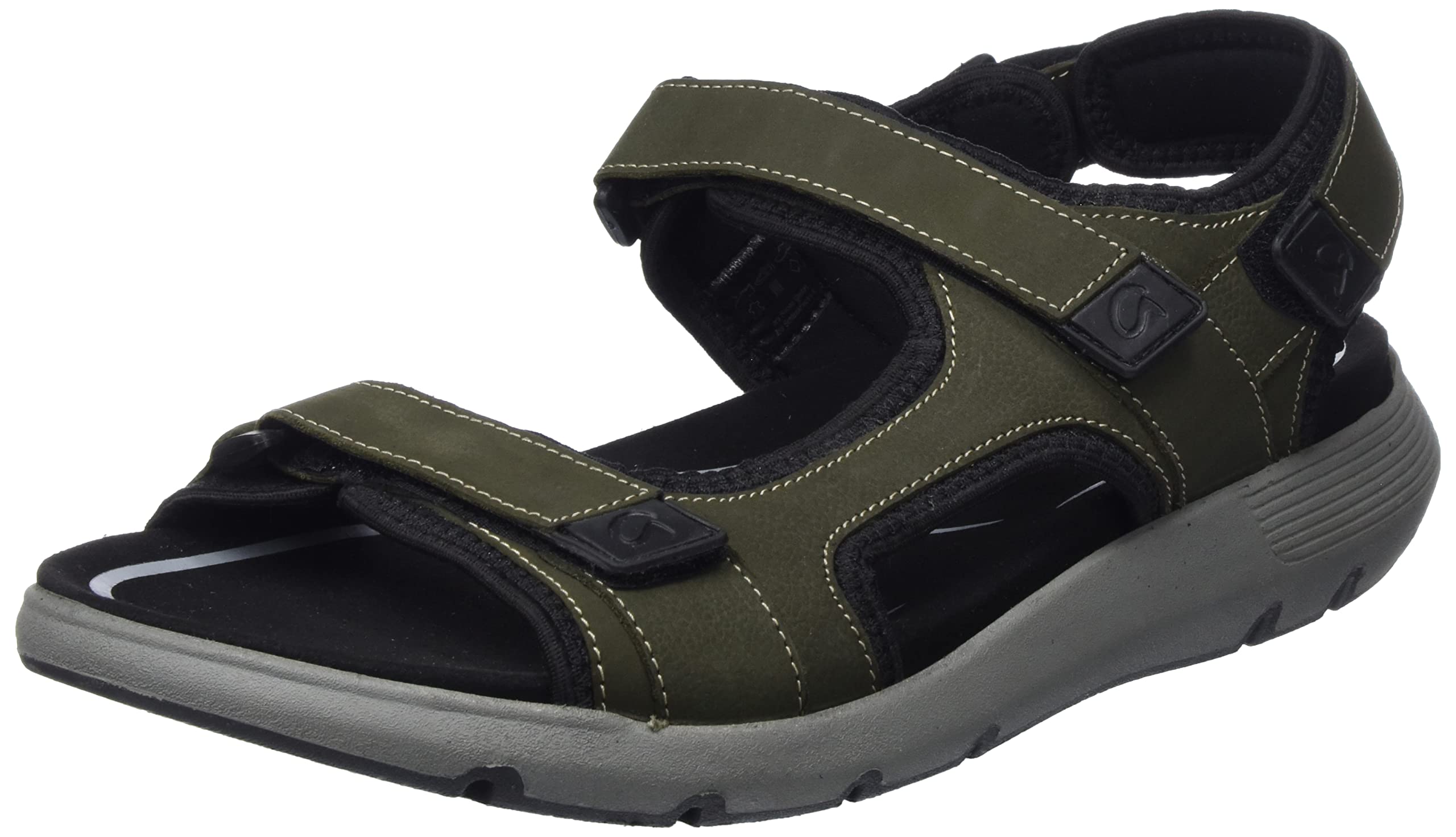 ara Women's Sandro Sandal, Thyme Black, 10 UK