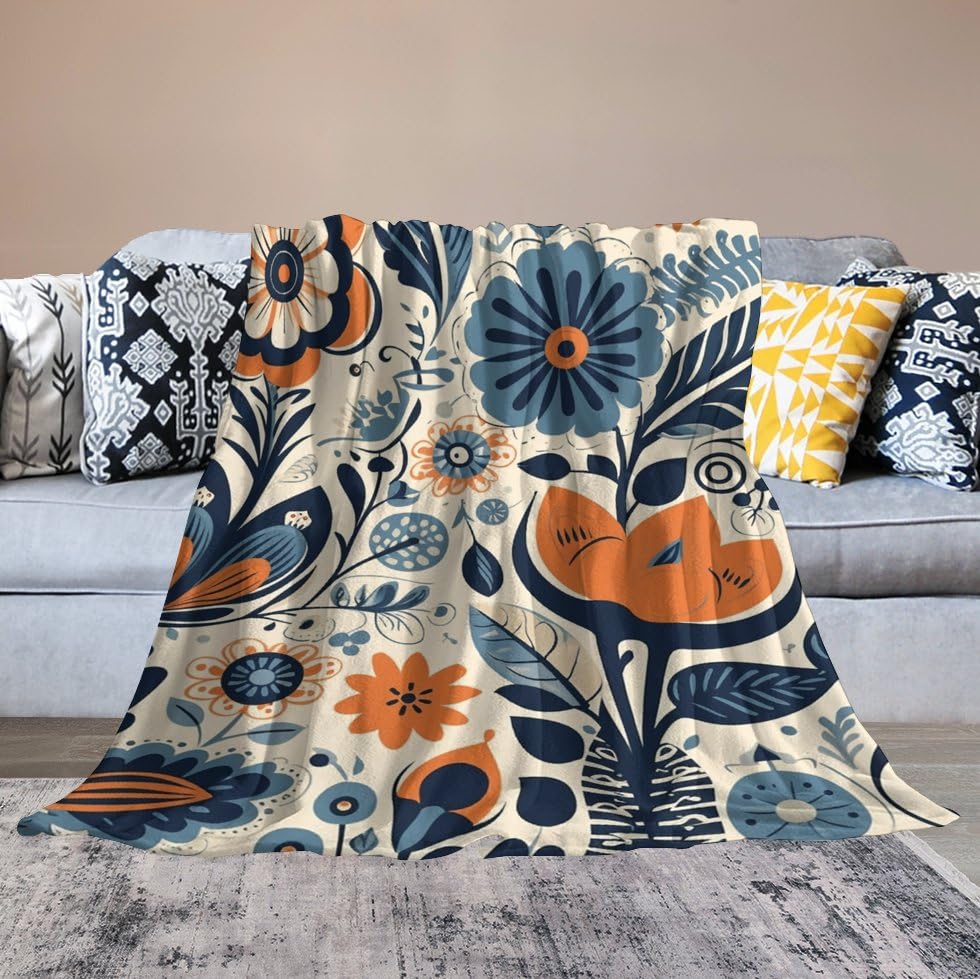 Couverture flanelle légère anti-froid pour lit et canapé de salon