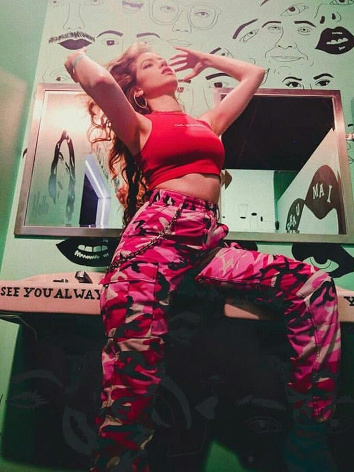 BEJONS Women’s Relaxed Fit All Day High Waist Cargo Pants - Image 3