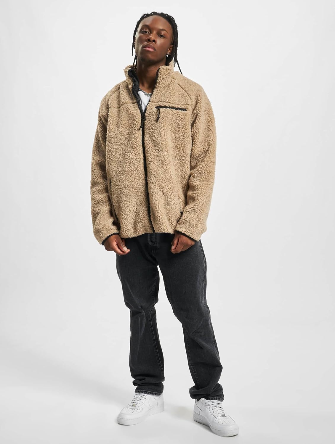 Brandit Men's Teddyfleece Jacket Camel size M