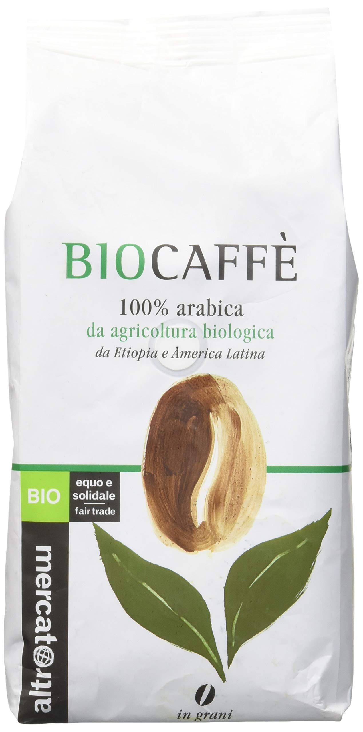 ALTROMERCATO - Caffè 100% arabica Biocaffè - in grani - bio - 500g