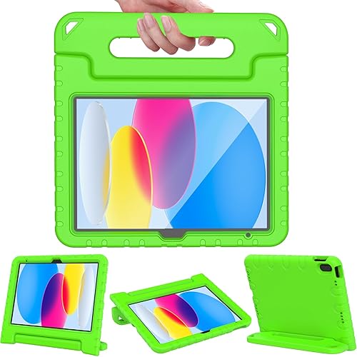 Miniatura 1 de LTROP Funda infantil para iPad de 10.9 pulgadas de 10.9 pulgadas (modelo 2022 A2696, A2757, A2777), a prueba de golpes, con protector de pantalla