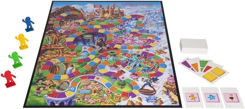 Hasbro Gaming Candy Land Kingdom of Sweet Adventures Board Game for Kids, Easter Gifts for Boys and Girls, Ages 3 & Up