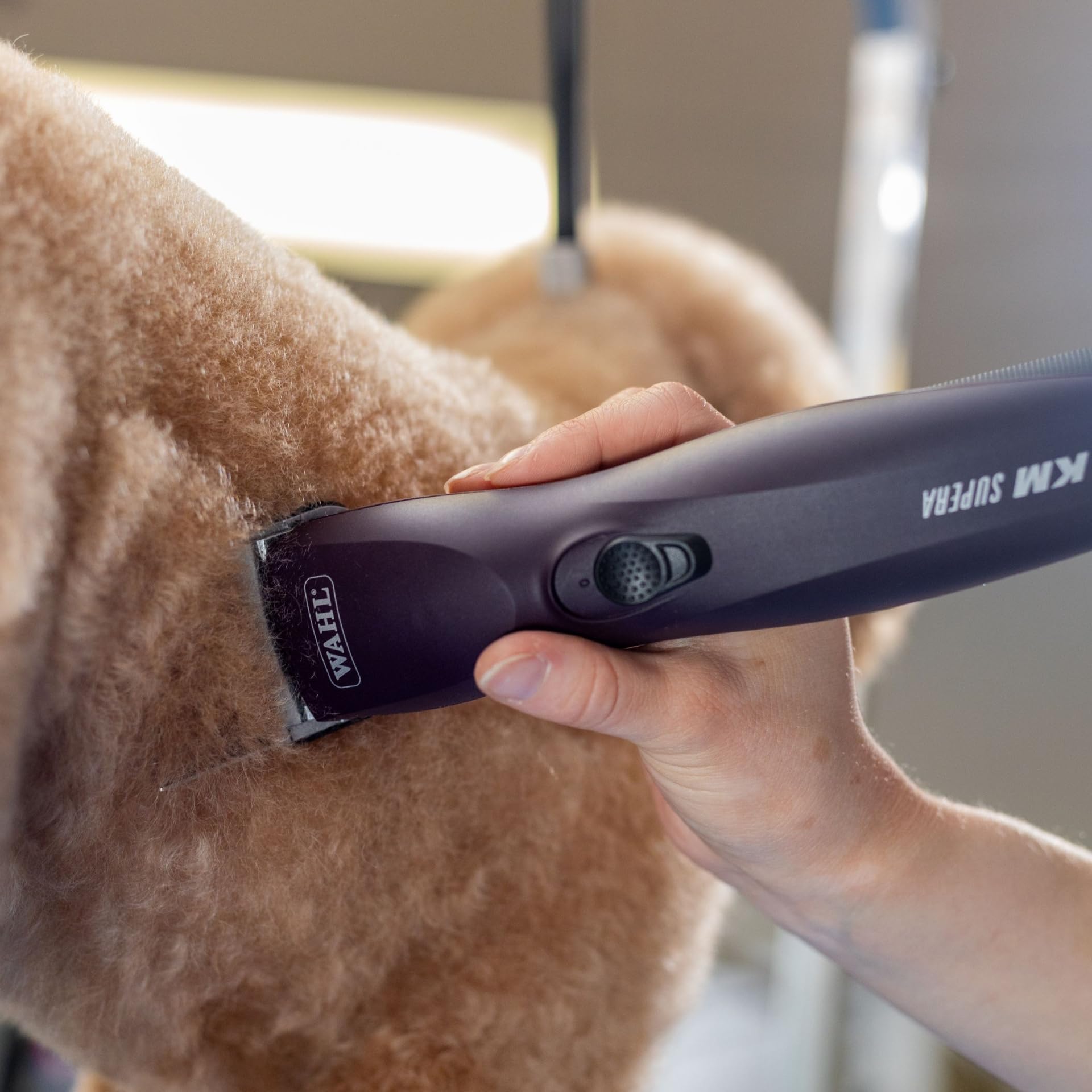 Agrarzone Wahl KM Supera Hundeschermaschine Akku Schermaschine Hund Moser | Aufsteckkamm Set, 2 Akkus, Profi, Hund, Katze, 6h Akkulaufzeit