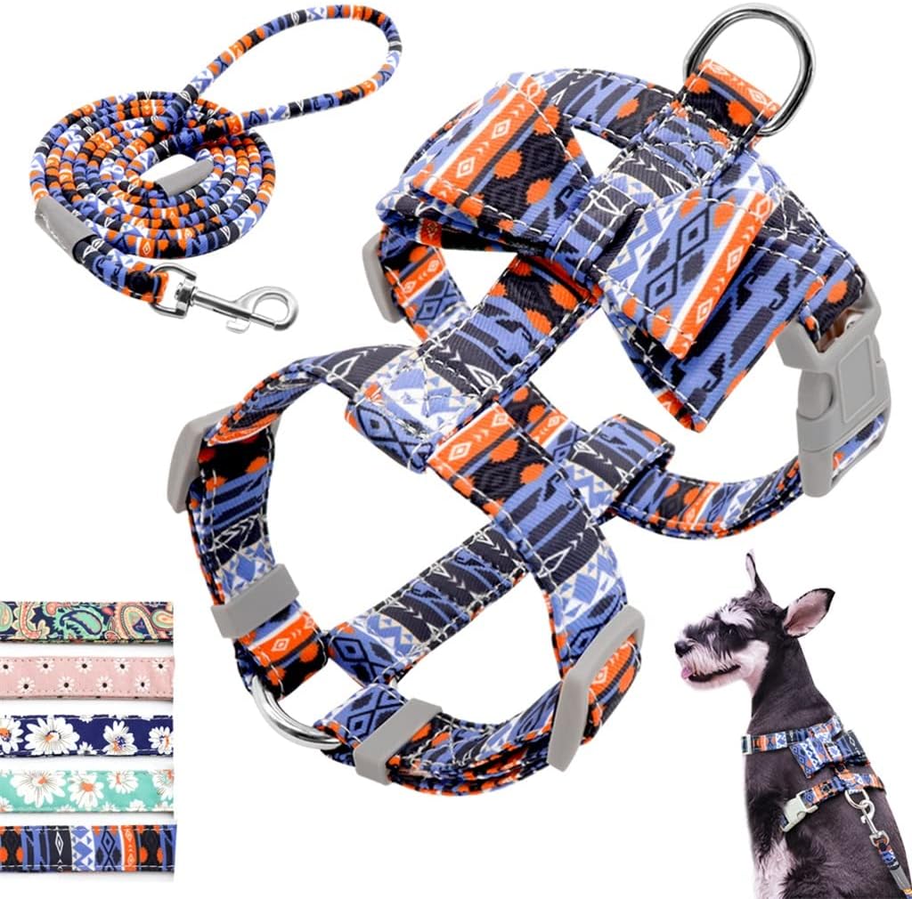 Adjustable Nylon Dog Harness Suit Pet Puppy End Belt Vest Suitable for Small and Medium-Sized Dogs image 3
