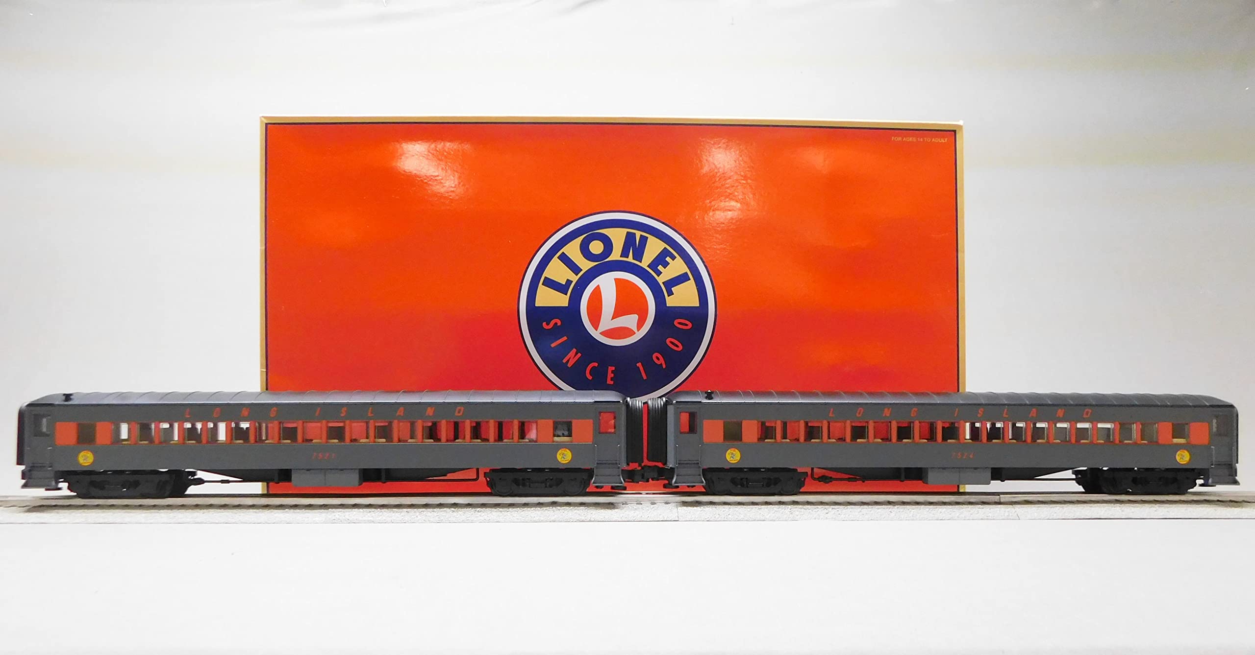 Amazon.com: Long Island Railroad 72' Passenger Coach 2 Pack #1 O