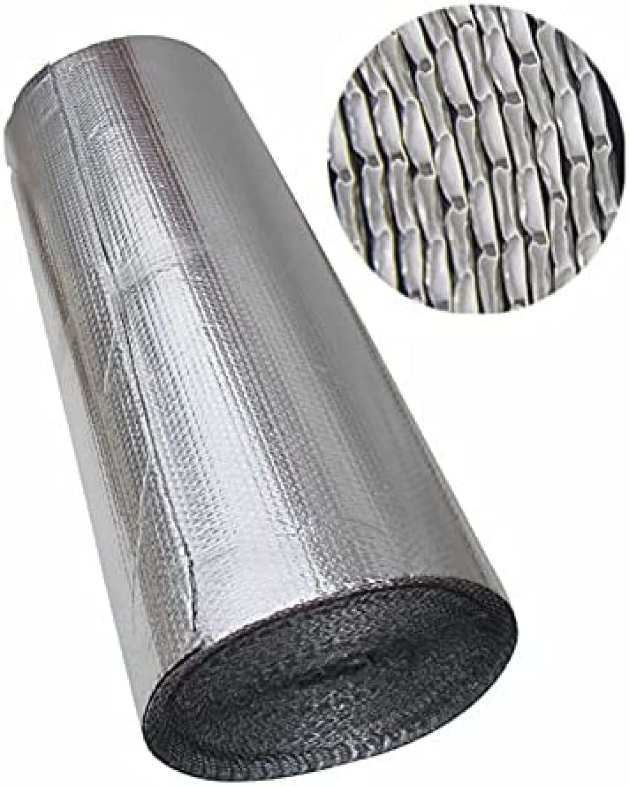 Rotolo Isolante Riflettente, Isolamento Riflettente, Riflettente Del Calore, Per Molteplici Applicazioni Fai-da-te | Loft, Mansarda, Garage, Capannone, Gabbia, Cuccia, Camper, Serra,1x10 M/3,2x32,8 Piedi