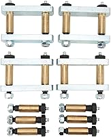 Vista 7 de Accesorios de remolque 3 1 8 pulgadas Heavy Duty Leaf Spring Grillete Kit con bujes de bronce Eje tándem Rv Remolque Suspensiones para Cre3000