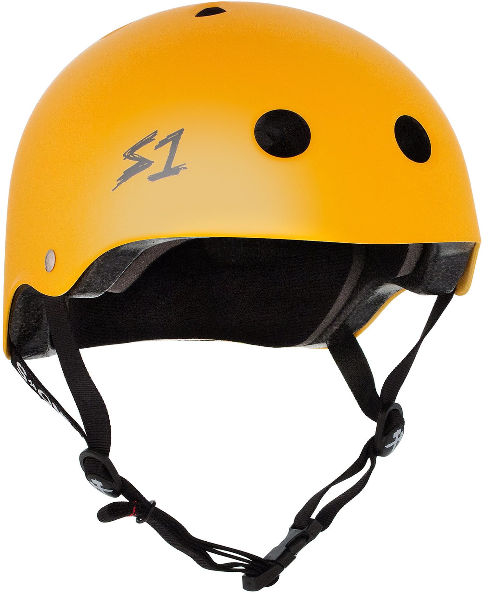 S1 Lifer Helmet for Skateboarding, BMX, and Roller Skating - EPS Fusion Foam, CPSC & ASTM Certified - Yellow Matte X-Small (52.1 cm) — image 1