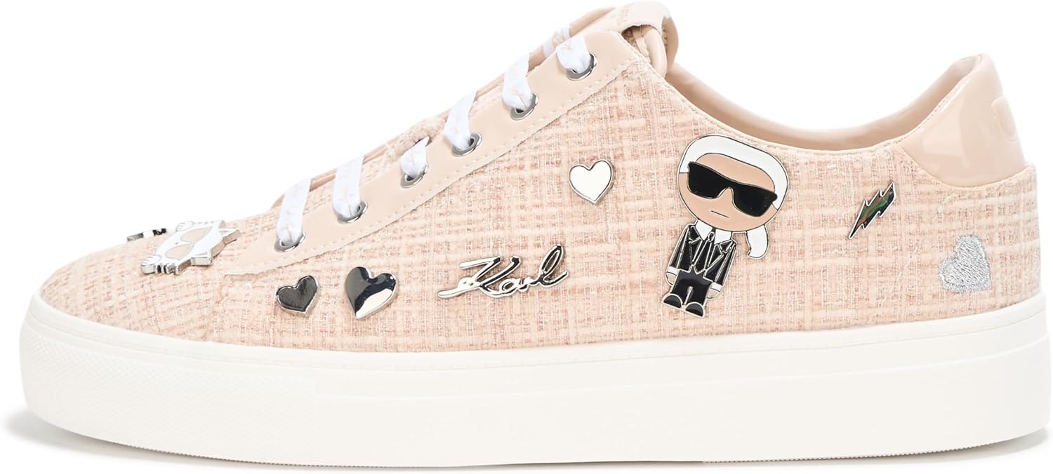 KARL LAGERFELD Paris Women's Shoes Athletic, Nude, 7.5 - Image 2