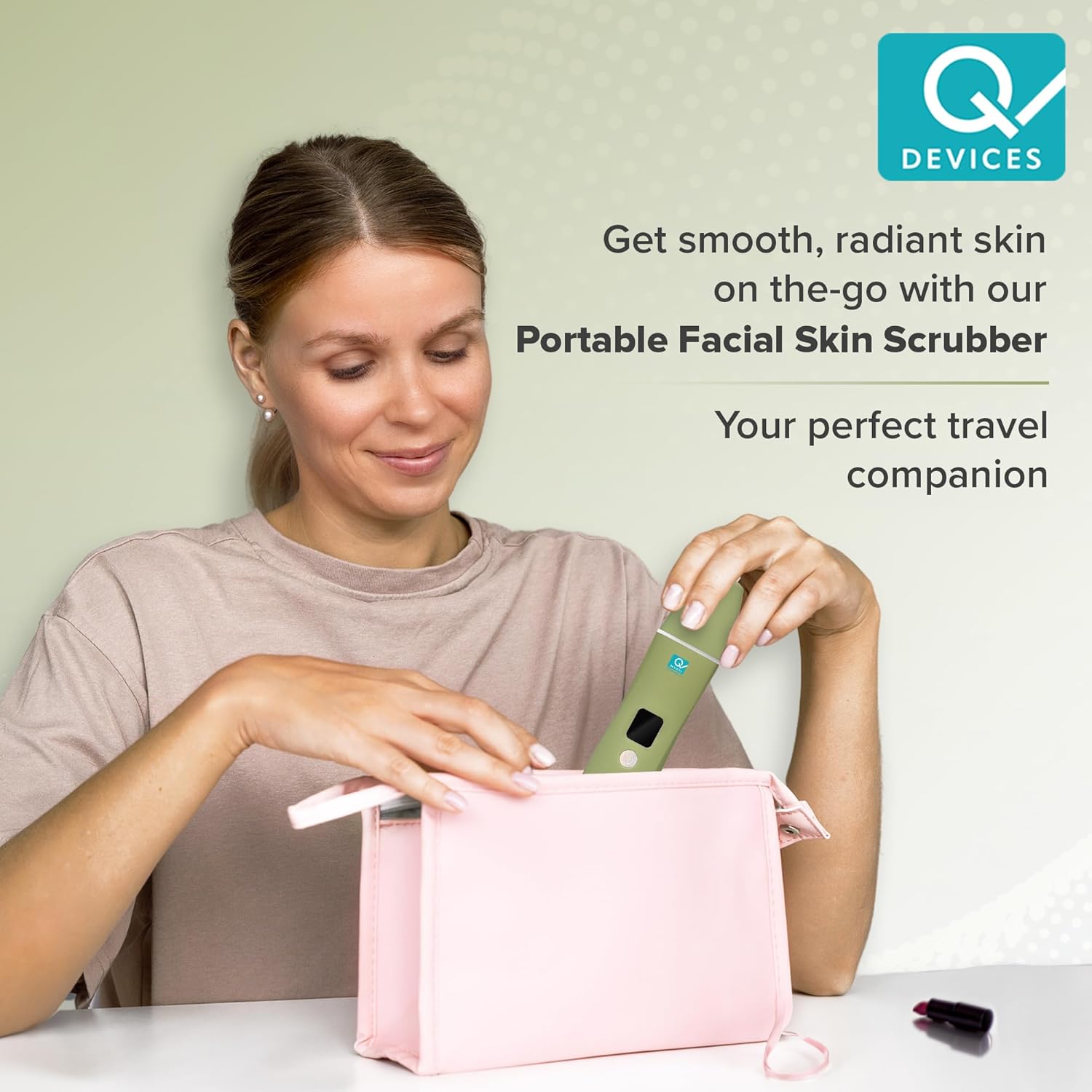 Q DEVICES Ultrasonic Facial Skin Scrubber, 4 Modes, Blackhead Remover, Facial Pores Cleaner, Stainless Steel Spatula, Extractor Tip, Silicone Covers, Rechargeable Q DEVICES Ultrasonic Facial Skin Scrubber, 4 Modes, Blackhead Remover, Facial Pores Cleaner, Stainless Steel Spatula, Extractor Tip, Silicone Covers, Rechargeable