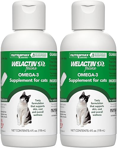 Miniatura 7 de Welactin Omega-3 - Soporte para piel y pelaje, líquido, 4 onzas, verde