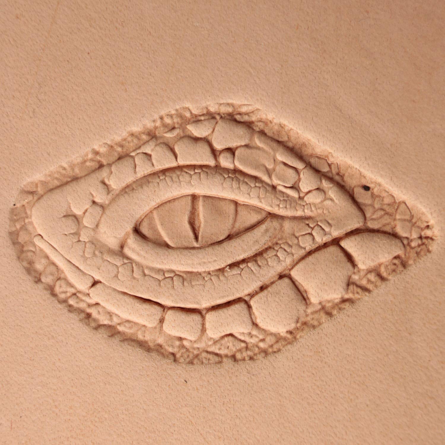 Sello de piel con ojo de dragón para sellar tallar punzones de herramientas de artesanía en cuero.