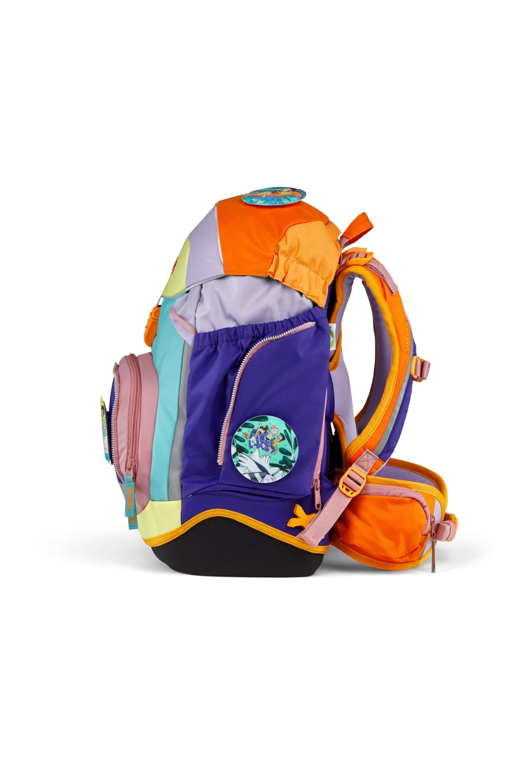 ergobag 01067-40154-10 - Pack Schulranzen Set 6tlg. Comic NaturBärlebnis