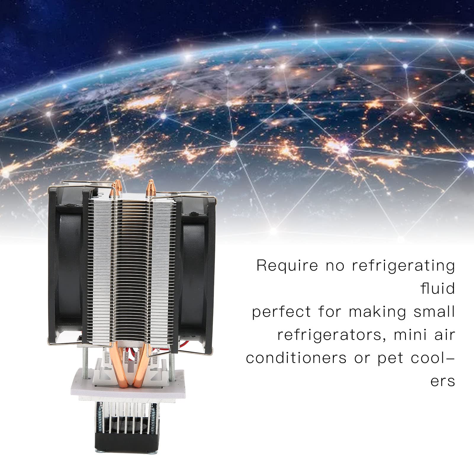 Sistema di Raffreddamento Peltier, Sistema di Raffreddamento Peltier Sistema di Raffreddamento a Semiconduttore con Ingresso a Basso Rumore da 110/220 V a Semiconduttore a Raffreddamento Rapido