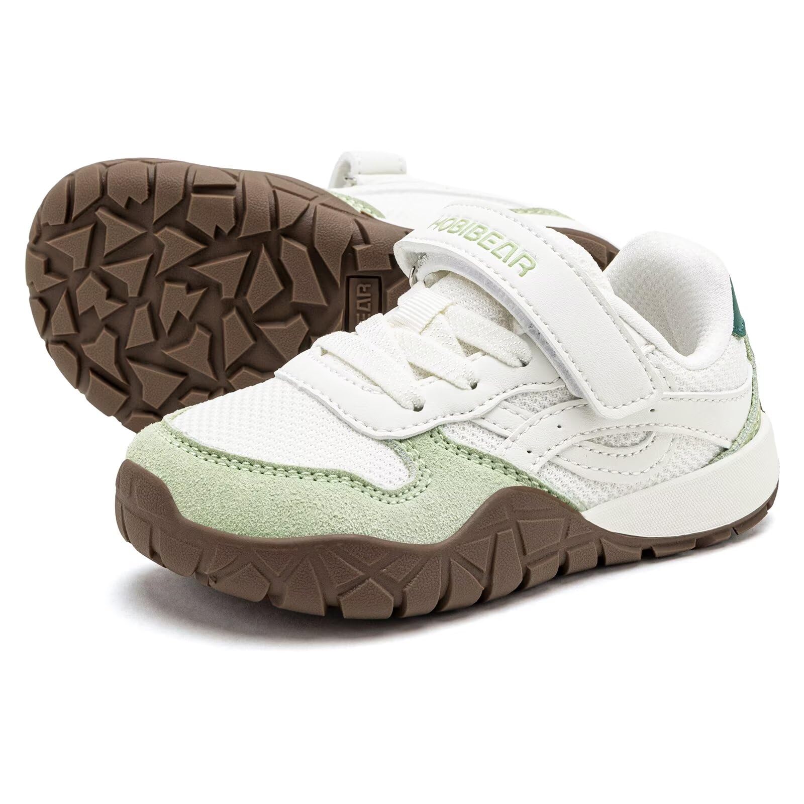 HOBIBEAR Scarpe a piedi nudi per bambini, traspiranti, da tennis, corsa, alla moda, comode, sportive, per ragazzi e ragazze