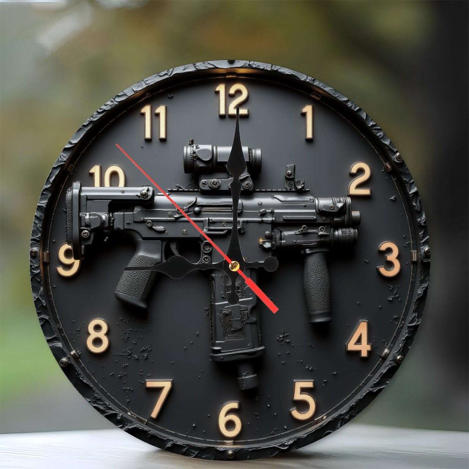Amazon.com: Lancholy 10-Inch Silent Wooden Wall Clock, Tactical Amazon.com: Lancholy 10-Inch Silent Wooden Wall Clock, Tactical