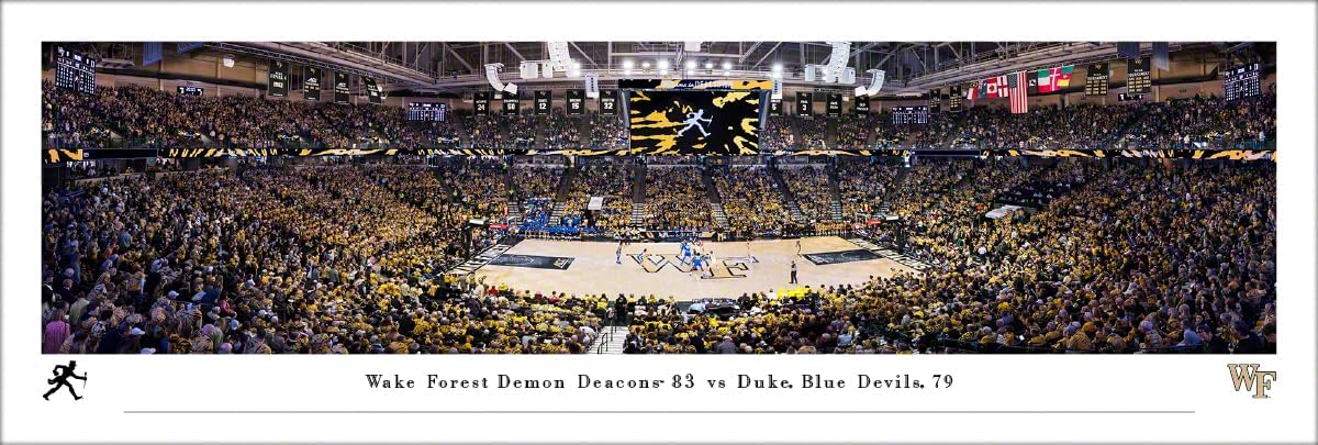 Wake Forest Basketball - Unframed 40 x 13.5 Poster by Blakeway Panoramas