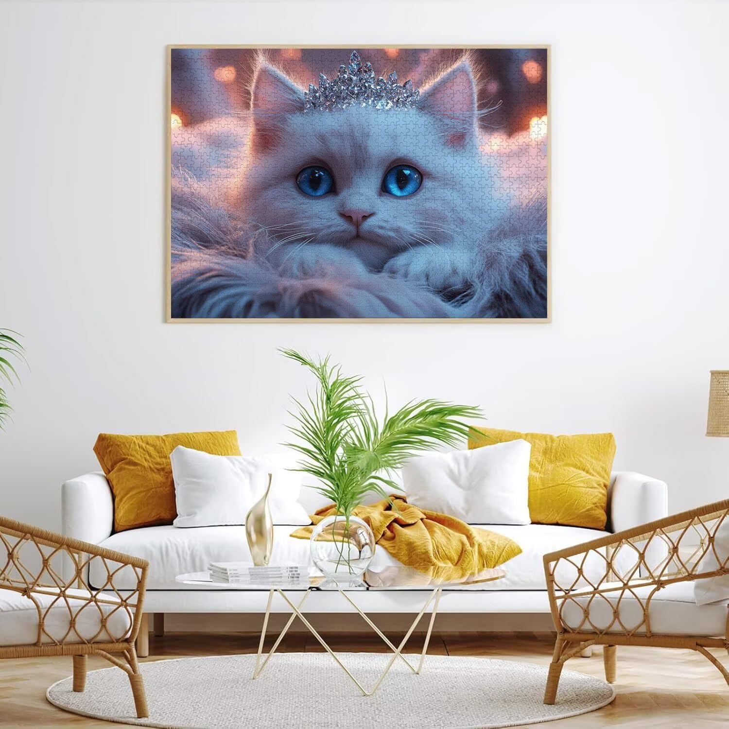 Puzzle dla dorosłych 4000, uroczy kot, 141 x 87 cm, n-511