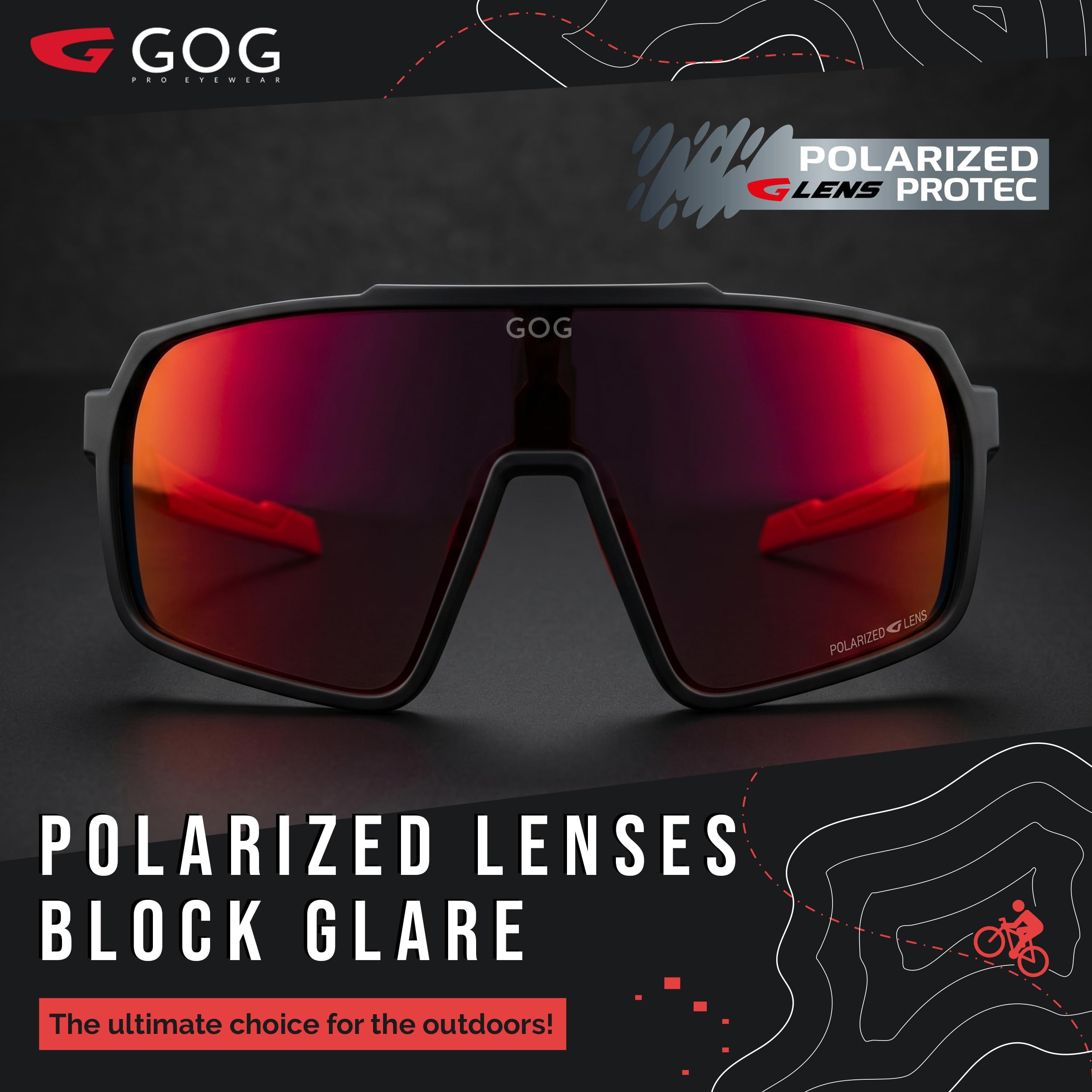 GOG Unisex Okeanos P Sonnenbrille