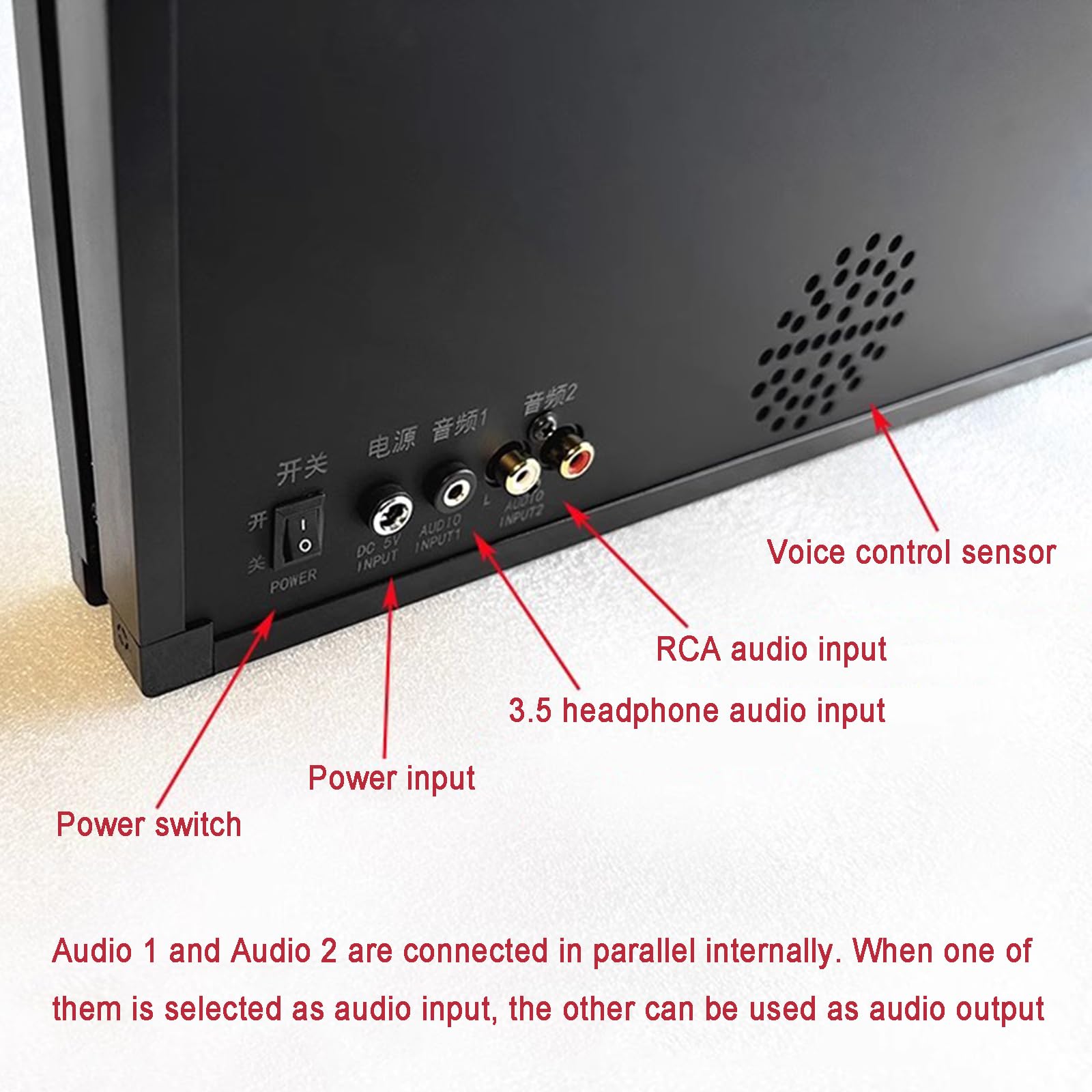 Analyseur de spectre audio LED avec 16 couleurs et 22 modes dynamiques, télécommande et commande vocale, parfait pour les musiciens de studio et une utilisation à la maison