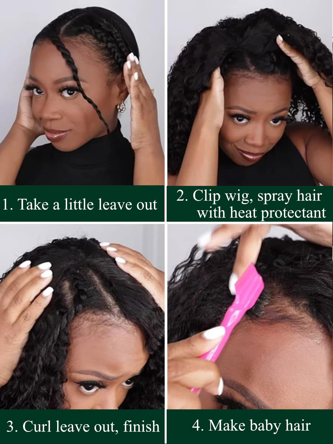 KLAIYI EasiContour V Part Wig Human Hair Body Wave Glueless Upgrade U Part Wig No Leave Out No Gel Clip in Half Wig V Shape Pull and Go Beginner Friendly Ready to Wear Natural Black Color 150% 26Inch