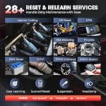 Autel MaxiCOM MK808S Scanner, 2026 Full Bidirectional Tool Same as MK808BT Pro MX808S,28+ Resets,Active Test,AutoAuth, All System Diagnostic, Injector Coding, Android 11, Update Of MK808 MX808 MK808ZG