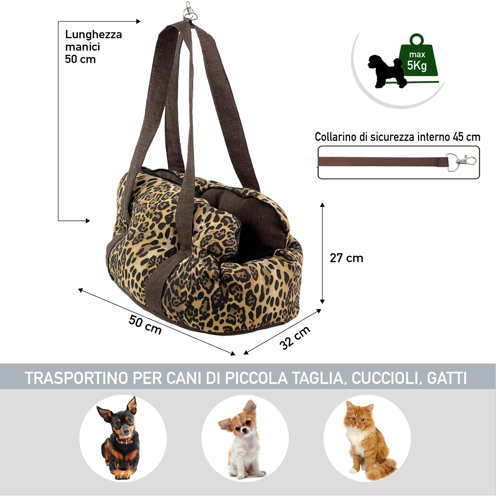 Borsa Da Trasporto Per Cani E Gatti Espandibile Traspirante, Borsa A Tracolla Pieghevole Per Animali Domestici Con Materasso Staccabile, Gabbia Per Il Trasporto Per Escursioni In Campeggio (M - 6