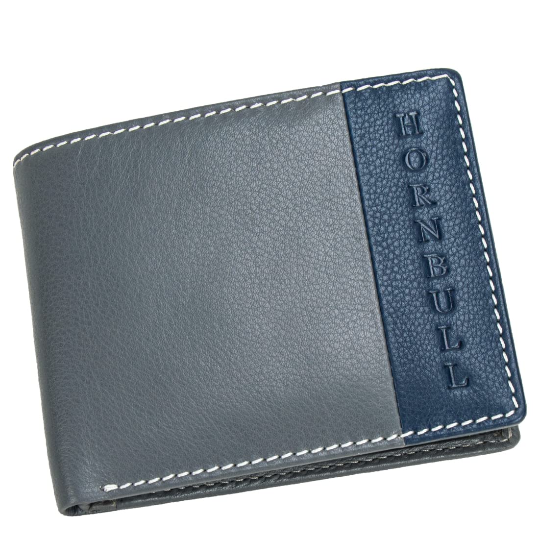 HORNBULL Taylor Grey RFID Blocking Leather Wallet for Men | Wallets Men