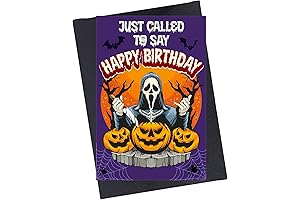 FLYAB Halloween Creepy Birthday Card for Men & Women