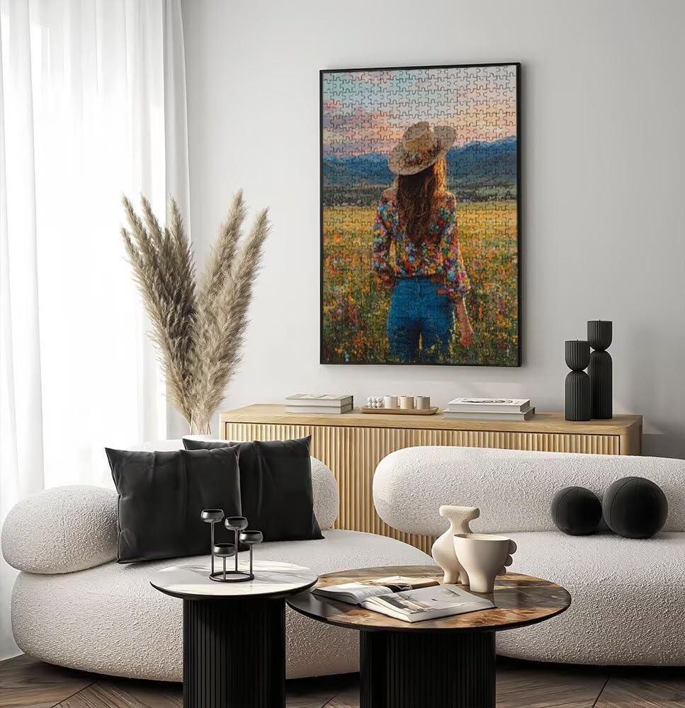 Puzzle 6000 Pezzi, Jigsaw Puzzle per Adulti, Cowboy Donna BLQSBGA6-352 | Puzzle Classici, Impossibile Difficile Sfidanti Puzzles, Puzzle Decorativo per La Famiglia, Come Regalo e Decorazione Pareti
