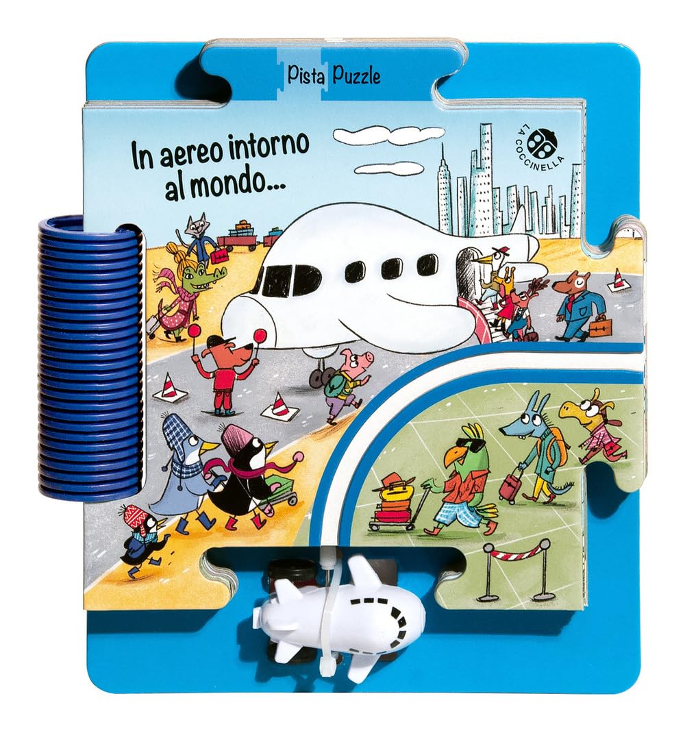 In Aereo Intorno Al Mondo. Ediz. A Colori. Con Pista E Un Aereo. Con Puzzle Gigante - 4