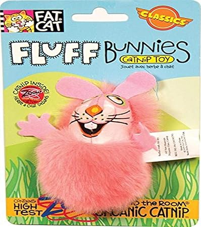Petmate Fat Cat Classic Fluff Bunnies (Color May Vary)