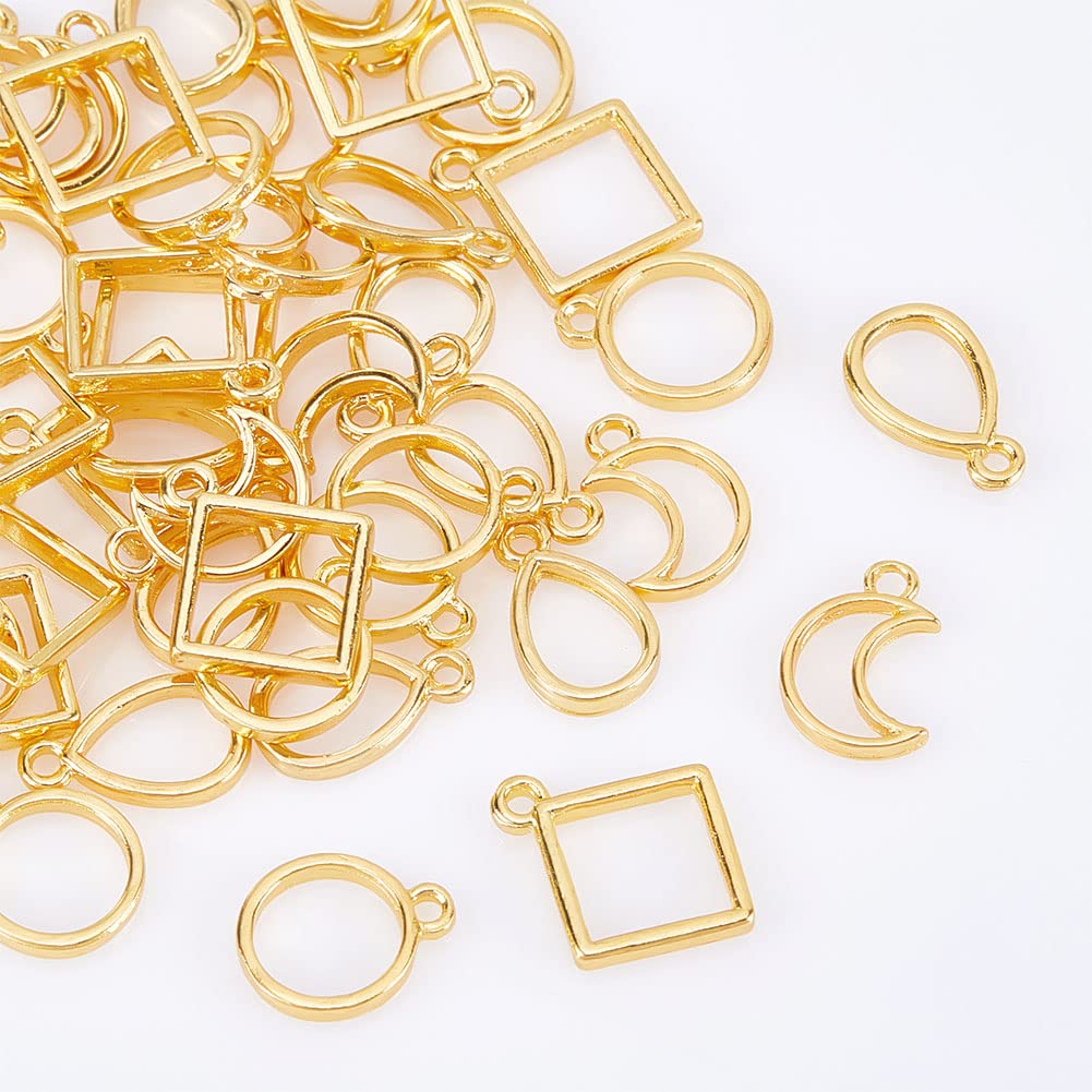 Wholesale CHGCRAFT 54Pcs 9Styles Love Heart Pendants Tibetan Style Alloy European Dangle Charms Jewelry Making Charms For Necklace Bracelet Jewelry Making And Crafting Antique Silver