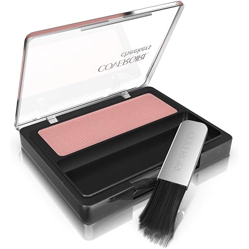 COVERGIRL Cheekers Blendable Powder Blush Pretty Peach, .12 oz (packaging may vary), 1 Count