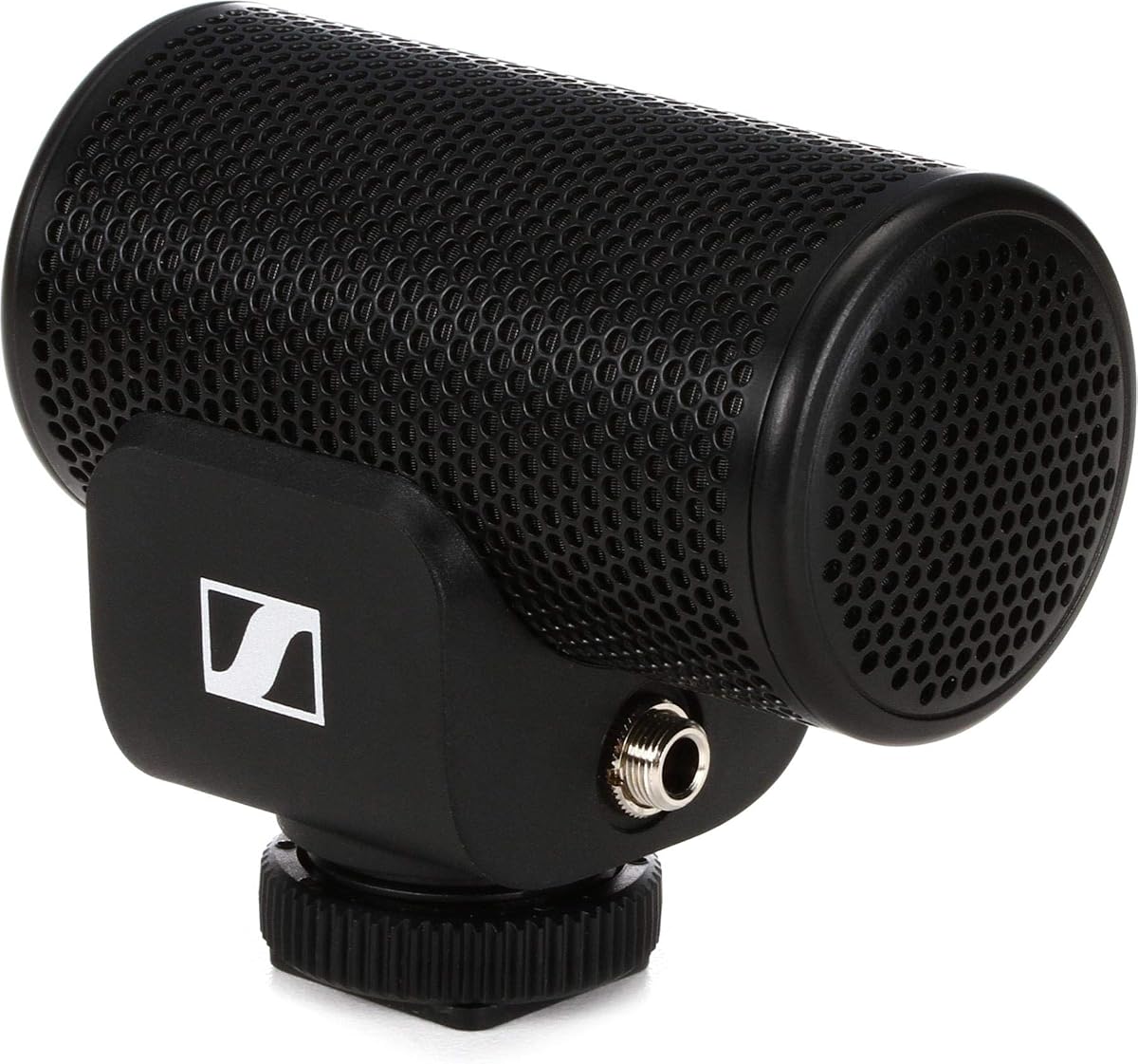 SENNHEISER Professional MKE 200 Directional On-Camera Microphone with 3.5mm TRS and TRRS Connectors for DSLR, Mirrorless & Mobile,Auxiliary | Supercardioid microphone with built-in windscreen and shock mount for vlogging, cameras and smartphones