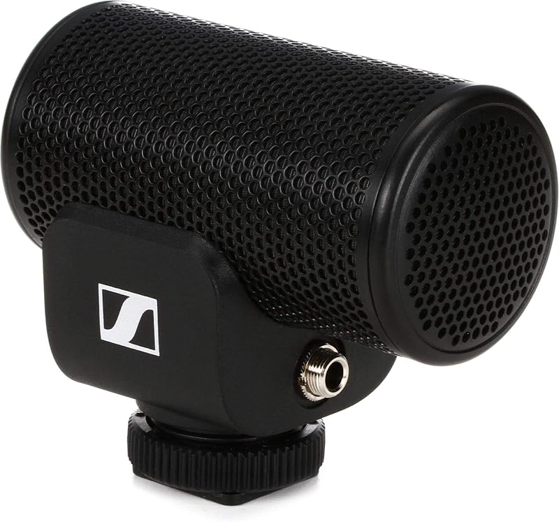 SENNHEISER Professional MKE 200 Directional On-Camera Microphone with 3.5mm TRS and TRRS Connectors for DSLR, Mirrorless & Mobile,Auxiliary | Supercardioid microphone with built-in windscreen and shock mount for vlogging, cameras and smartphones