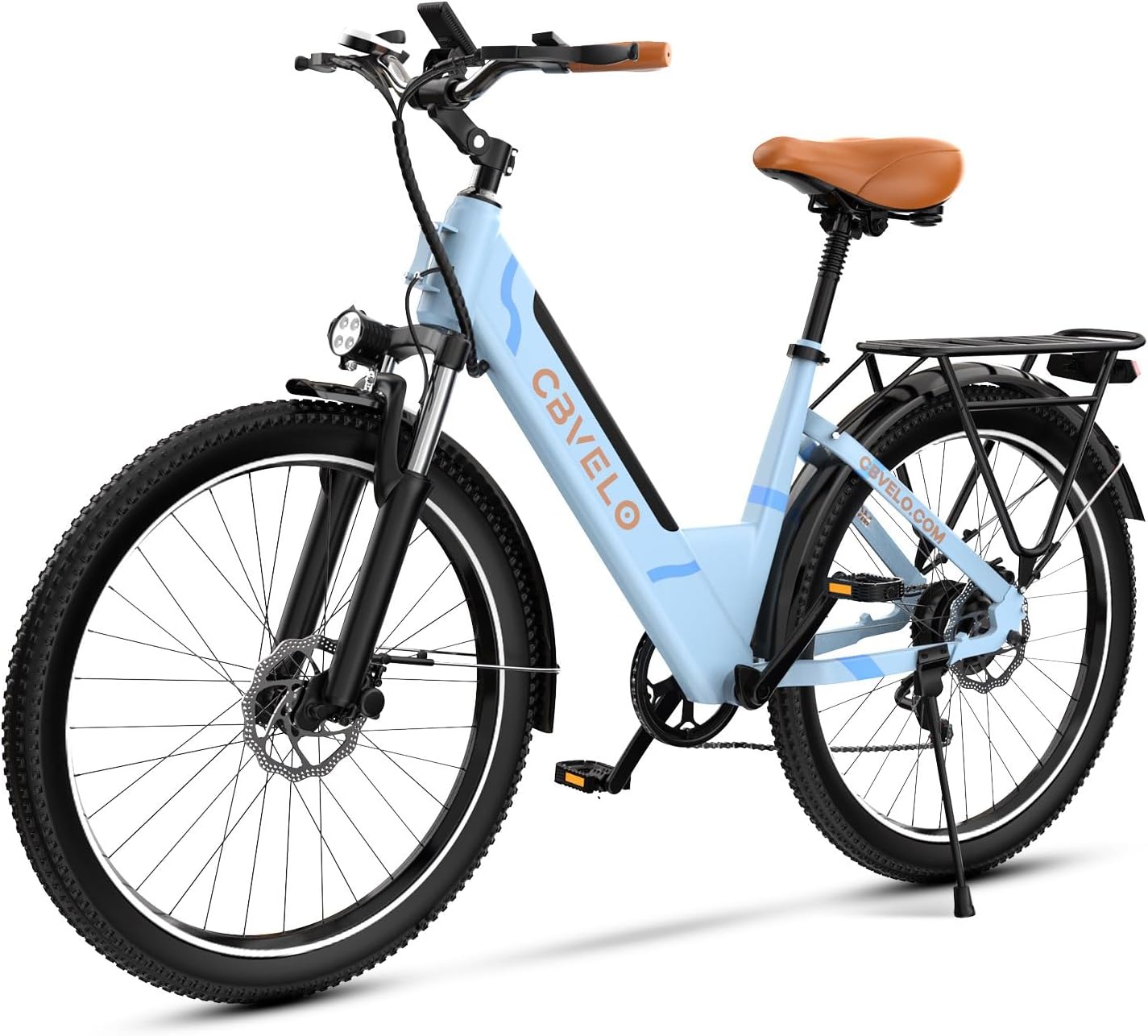 CBVELO 1000W Ebikes for Adults，80 Miles Max Range Removable Battery Ebike，26" Electric Bike for Adults Adult Electric Bike for Commute（7-Speed）