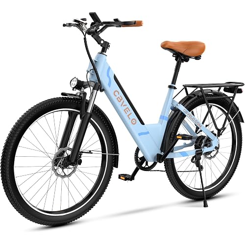 Aelith 26" Electric Bike for Adults – Powerful 1000W Motor, 48V Removable Battery, 7-Speed, Front Suspension & LCD Display – Commuter and Mountain EBike for Women