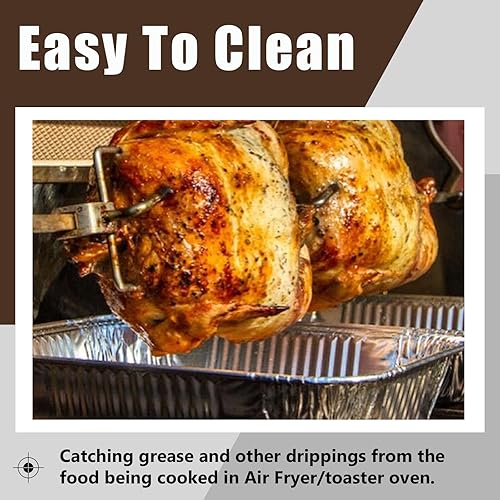 Miniatura 7 de Paquete de 50 bandejas de goteo compatibles con Weber 6415  Accesorios de parrilla para Weber Spirit, Genesis, Traveler, Q Series, revestimientos