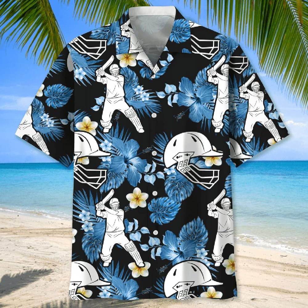 Camisa Piña Hombre Camisa Hawaiana Para Hombre Manga Corta, 95